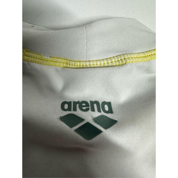 Arena BOYS LONG SLEEVE RASH GUARD UPF 40+ White Gray Size 28 UV protection - Picture 8 of 10